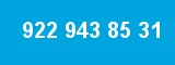 922 943 85 31 922 943 85 31
